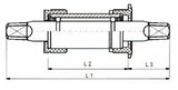 Staffa inferiore m-wave 127,5 x 27,5 mm nero