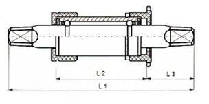 M-Wave bottom bras Thompson 148 15.8 mm