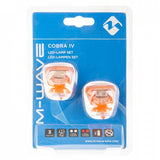 Set di illuminazione m-wave LED arancione 2 pezzi