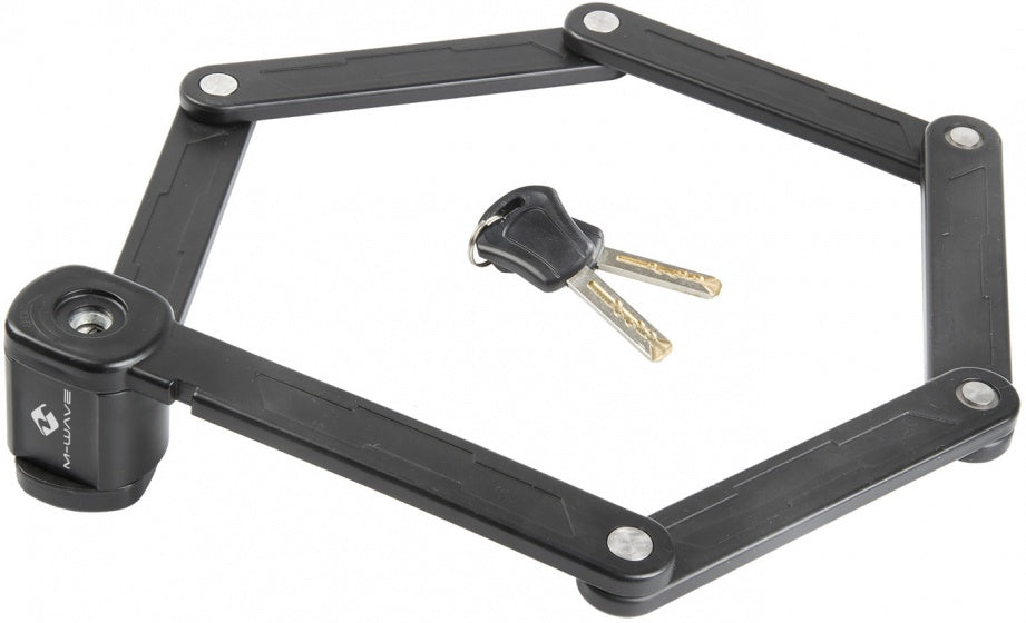 M-wave skládací zámek 875 x 5 mm černá