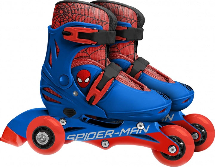 Marvel Spider-Man Inlineskates Hardboot Red Blue Size 27-30