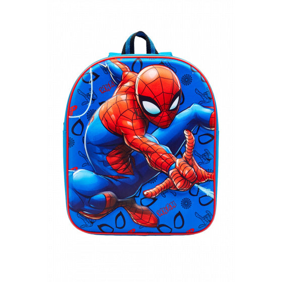 Marvel Spider-Man 3D ryggsekk 30 x 25 gutter blå