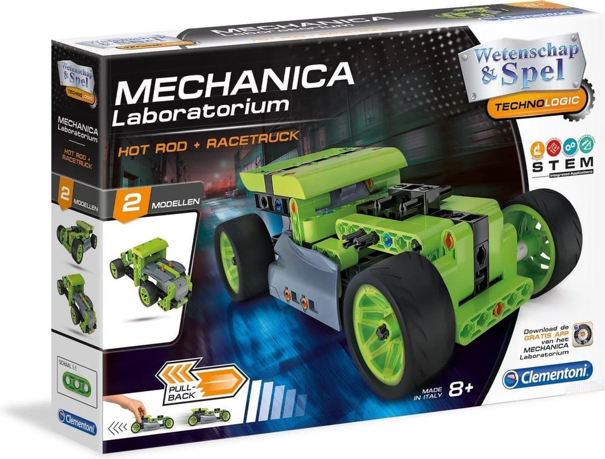 Cilgro clementoni hot rod en racetruck wetenschap en spel set techno logic