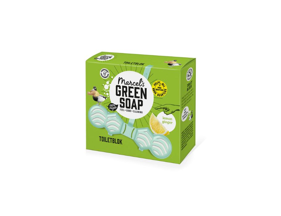 Marcels Green Soap Toalet Block Citroen Ginger