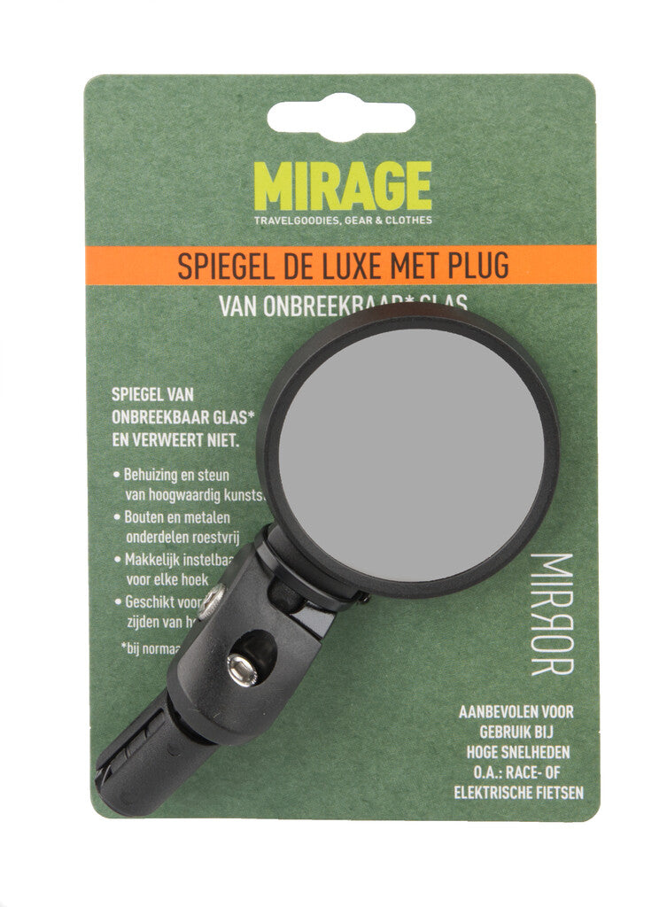 Mirage spejl sort i rattet