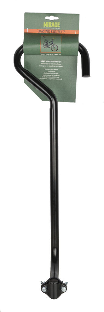 Trainer pro kola s push baru 67 cm ocel černá