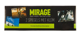 Mirage mirror set with clamp 8 mm universal