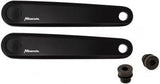 Set di ganase in alluminio e-bike 170 mm nero