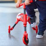 The bugs scuttlebug beetle loopfiets met 3 wielen junior rood zwart
