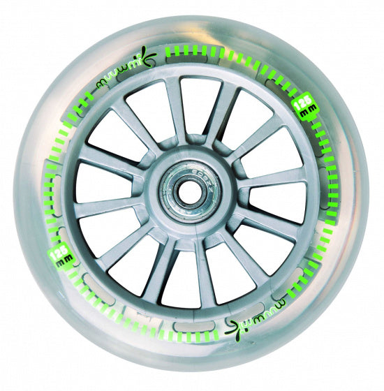 Muuwmi neon a 2 ruote KinteStep LED Freno pieghevole Black Green