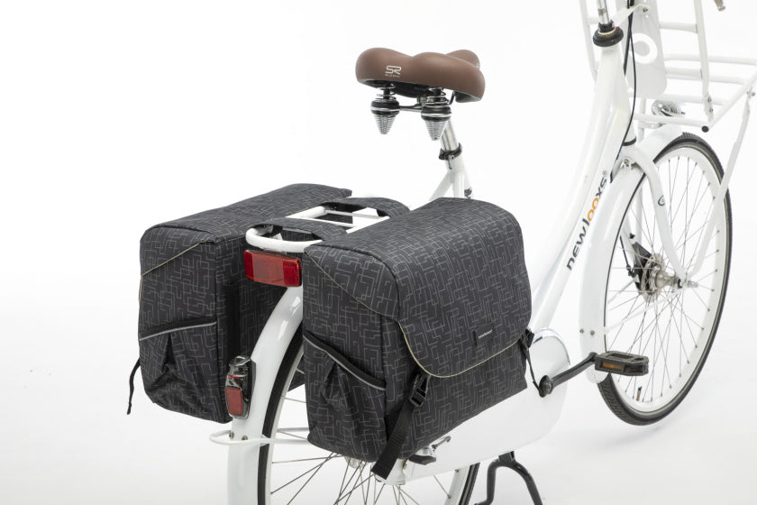Mondi Joy Double Bicycle Bag - Vand -Repellent Polyester - Sort - 38L