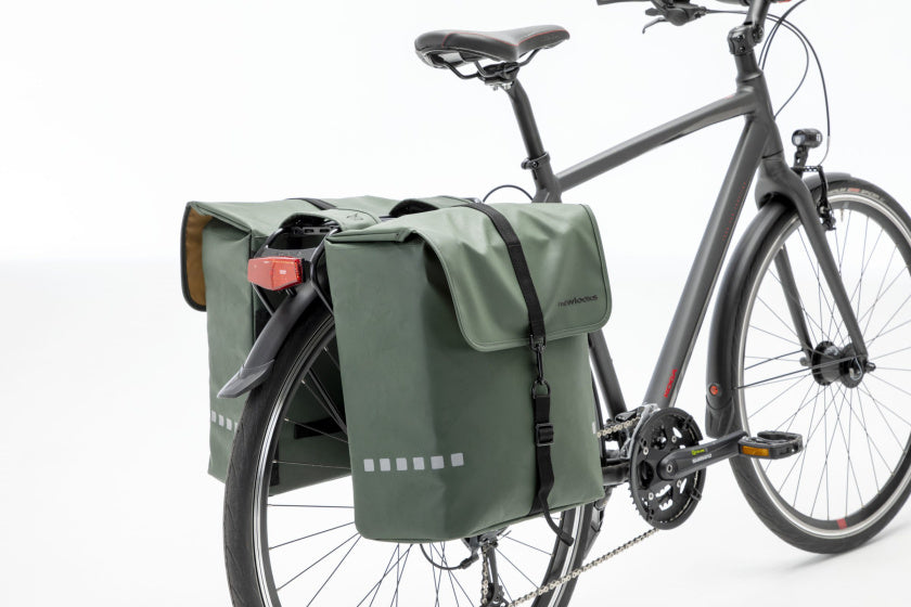 Nouveau sac de vélo Odense Sturke, sac à dos double spacieux pour les vélos électriques verts
