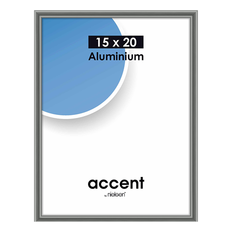 Nielsen Design Nielsen Photo Frame 51325 Accent Steel Gray 15x20 cm