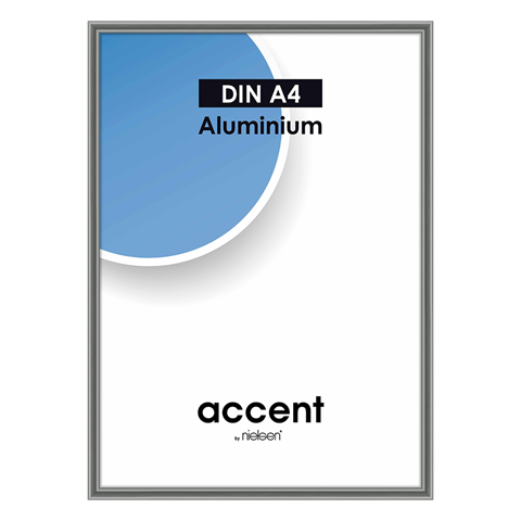 Nielsen Design Nielsen Photo Frame 52125 Accent Steel Grey 21x29.7 cm