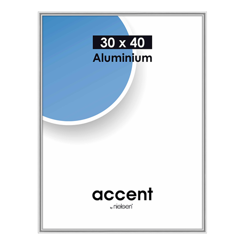 Nielsen Design Nielsen Photo Frame 52423 Accent Glossy Silver 30x40 cm