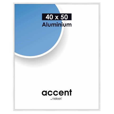 Nielsen Design Nielsen Photo Frame 52539 Accent Glossy White 40x50 cm