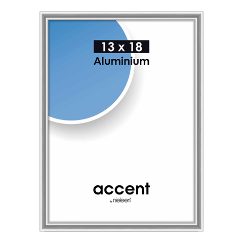 Nielsen Design Nielsen Photo Frame 53223 Accent Glossy Silver 13x18 cm