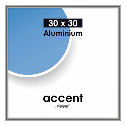 Nielsen Design Nielsen Photo Frame 54125 Accent Steel Grey 30x30 cm