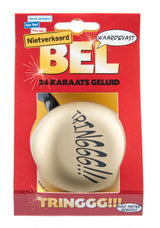 Icke -Traffic N V Ding -Dong Bel 80mm, Gold -24 Karaats