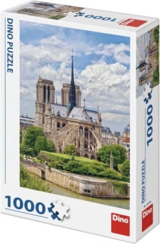 Dinotoys Dino -Puzzle - Notre -Dame Paris - 1000 Stücke