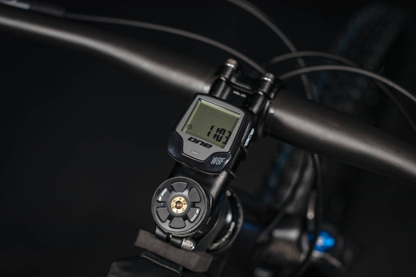 En cykelcomputer 8 trådløs unisize sort grå