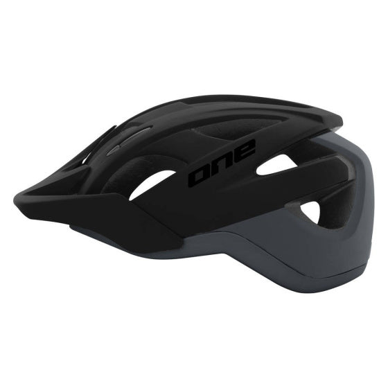 One Trail Pro Bicycle Helmet mørkegrå sort størrelse L (58-61 cm)
