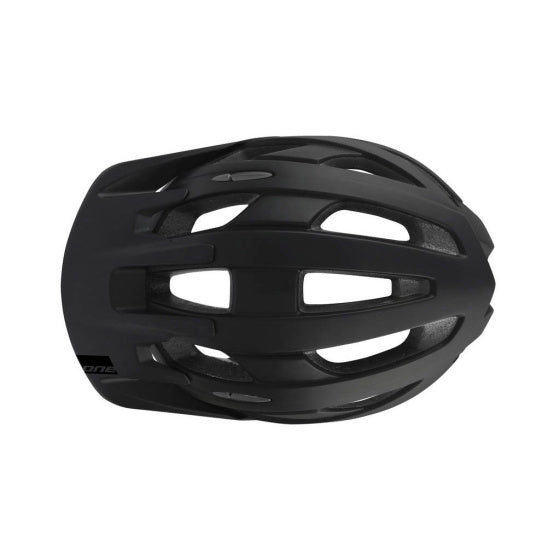 One Trail Pro Bicycle Helmet mørkegrå sort størrelse L (58-61 cm)