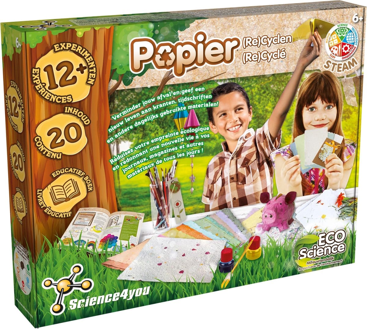 Brandanit Paper Recycling from Science 4 You, Experiment Set