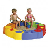 Jouets paradiso Colombus Sandbox avec compartiments à eau 141 cm