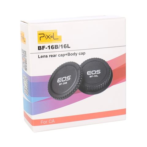 Pixel Lens Cap arrière BF-16L + Capupien BF-16B pour canon