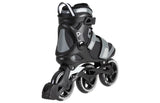 Playlife gt 110 fitness inlineskates zwart grijs maat 43