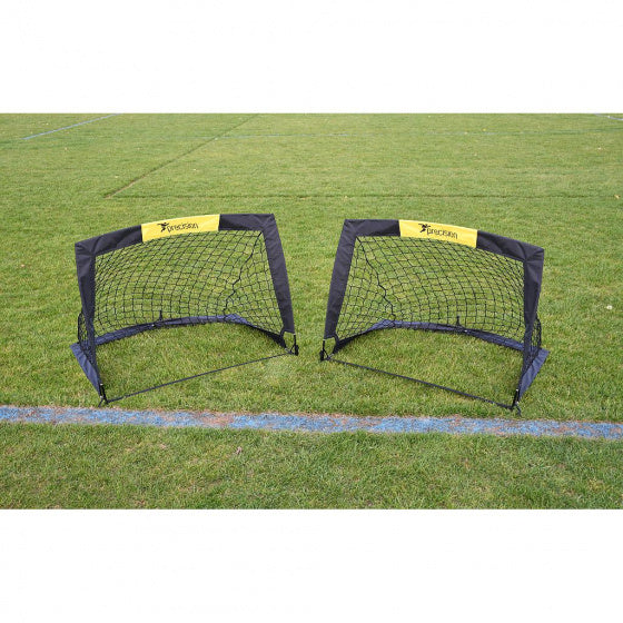 Precision Training Mini Fodboldmål 91,4 cm Polyester Sort 2 stykker
