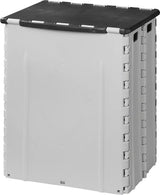 Proplus Afvalbak opvouwbaar 35 liter 25 x 31 x 38 cm grijs zwart