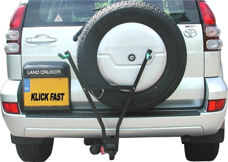 Bicycle carrier Towbar Klick Fast II 2 bicycles Black