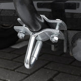 ProPlus auxiliary coupling with spring steel silver