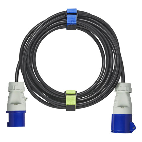 Proplus Kabelbéien Velcro 8 Stéck blo gréng
