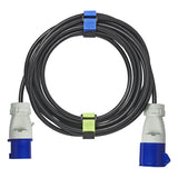 Proplus Kabelbéien Velcro 8 Stéck blo gréng