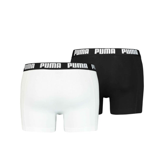 Puma Basic Boxershort Heren (Pack of 2) Zwart Witmaat XL