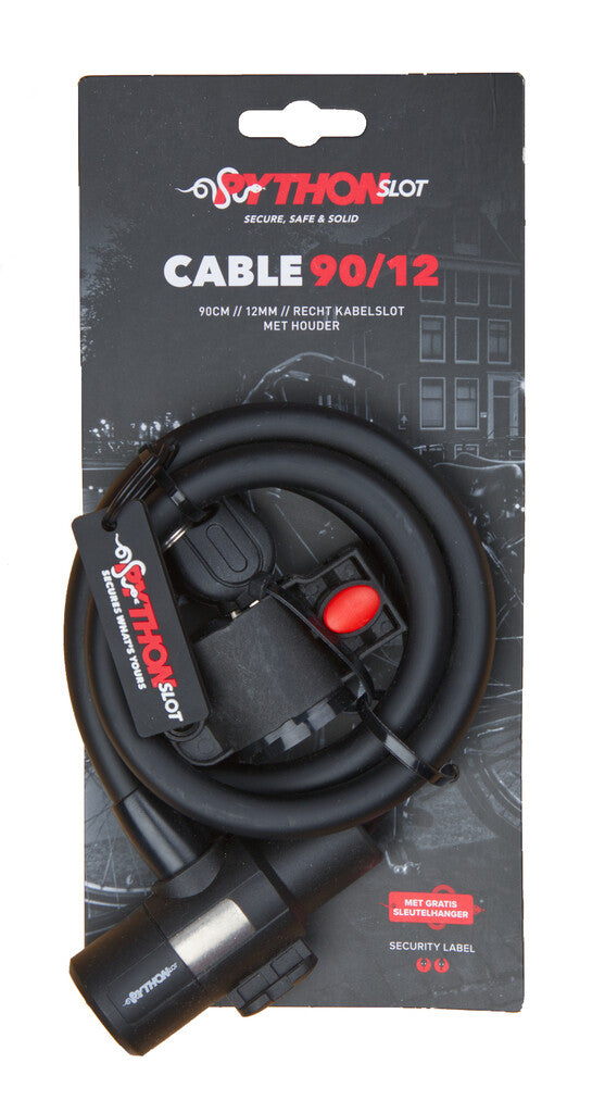 Python Glot Lock Lock 12mmx90cm, z wspornikiem
