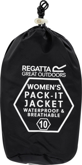 Regatta pack-iii giacca da pioggia signore di taglia nera xxl