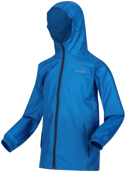 Regatta Pack It III regenjas jongens blauw maat 9-10 jaar