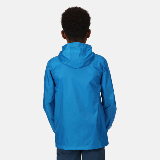 Regatta Pack It III regenjas jongens blauw maat 9-10 jaar