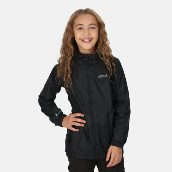 Regatta Pack It III regenjas meisjes zwart 13 jaar