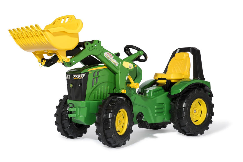Rolly Toys Premium John Deere X-Trac 8400R with front loader green