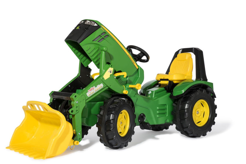 Rolly Toys Premium John Deere X-Trac 8400R with front loader green