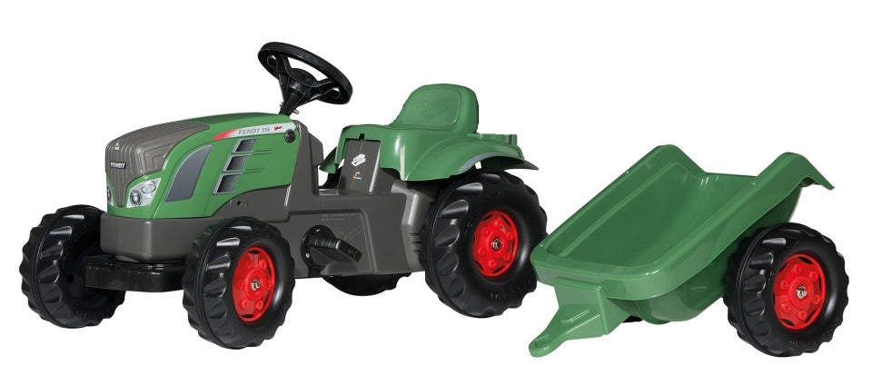 Rolly toys Traptractor RollyKid Fendt 516 Vario junior groen grijs