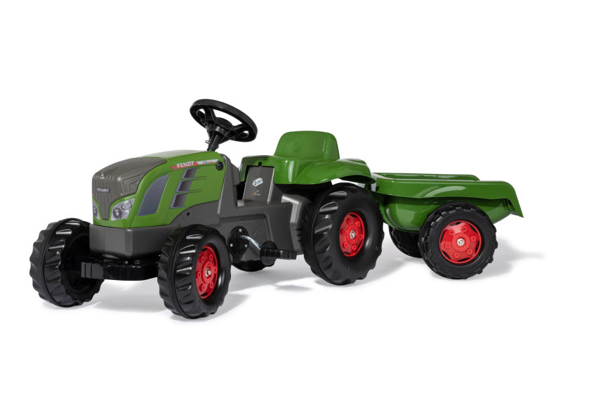 Rolly toys Traptractor RollyKid Fendt 516 Vario junior groen grijs