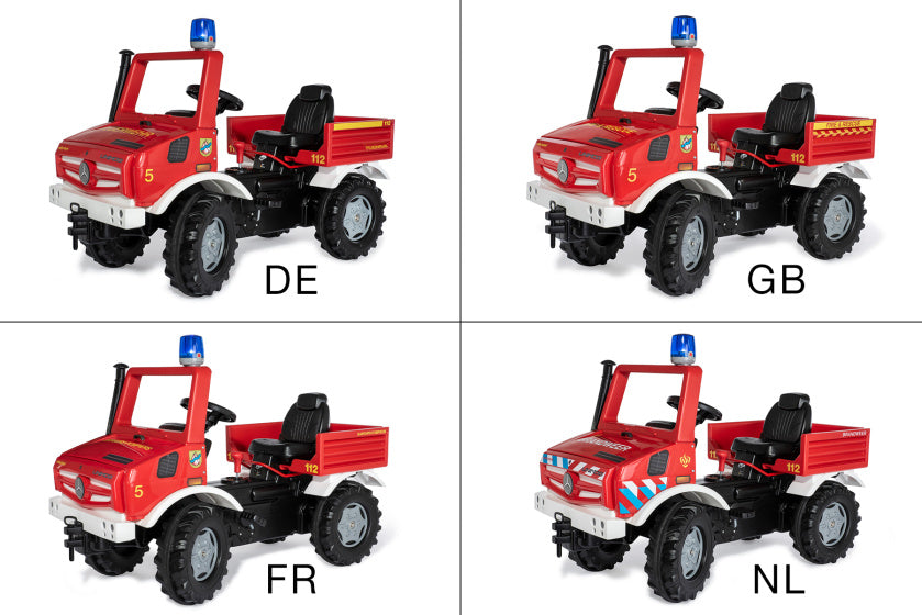 Rolly Toys Staircas Rollyunimog Fire 118 x 81 x 54 rød