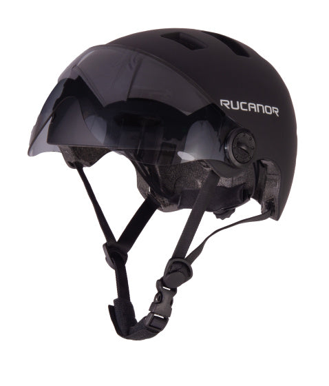 Rucanor Urban Sprint Bicycle helmet adjustable black size 55-58 cm (m)