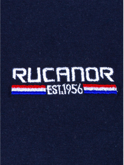 Rucanor raffi camicia di base rotonda collo rotondo maschile blu scuro L